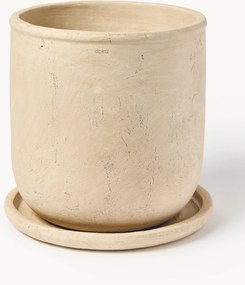 Outdoor bloempot Terra van terracotta, H 36 cm