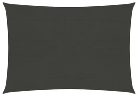 vidaXL Zonnezeil 160 g/m² 2,5x3,5 m HDPE antracietkleurig