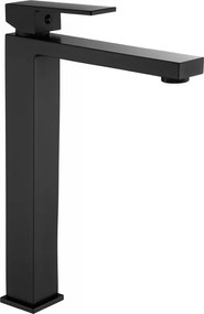 Mexen Uno hoge wastafelkraan, zwart - 71410-70