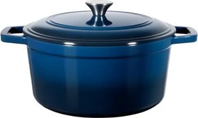 VEVOR geëmailleerde gietijzeren braadpan, 5,68 L braadpan voor het bakken van zuurdesembrood, robuuste kookpan met deksel en 2 handgrepen, geschikt tot 260 °C, broodpan voor koken en frituren