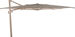4 Seasons Hacienda zweefparasol 300x400 cm frame latte - doek sand