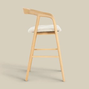 Barkruk Hout Wabi Sabi Stijl Naturel