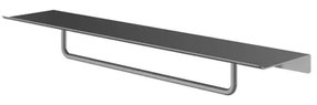 Hotbath &MORE Handdoek Rek - 40cm - voor planchet serie - Geborsteld gunmetal PVD SHA04BGP