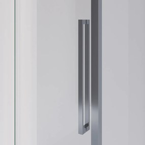 Brauer Season douchecabine met schuifdeur 100x90cm RVS