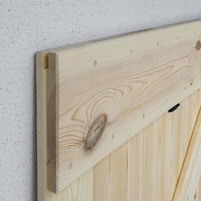 Maatwerk: Schuifdeur -  Pijnboom