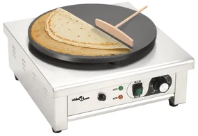 vidaXL Elektrische crêpemaker met lekbakje 40 cm 3000 W