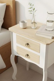 Nachtkastje Cabriole 2 Laden 50 cm