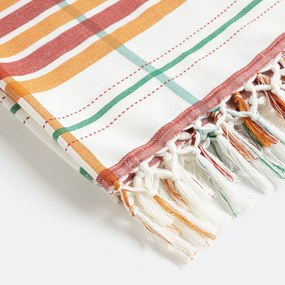 Fouta XL strepen, geweven katoen geverfd, Socco
