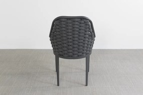 Lucca dark grey/Verona antraciet 220 cm. tuinset - 7-delig