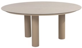 Donato low dining tuintafel met 3 poten 160xH69 cm printed ceramic latte Taste 4SO