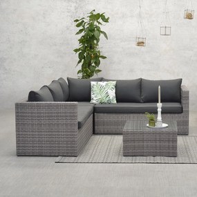 Garden Impressions Lyon loungeset 4-delig - grijs