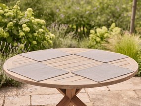 Placemats | Madison | Polyester | Grijs/Antraciet | 45x33cm | Kees Smit Tuinmeubelen