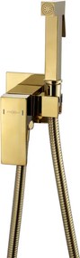 Mexen Cube inbouw bidetkraan met puntset, goud - 7599150-50