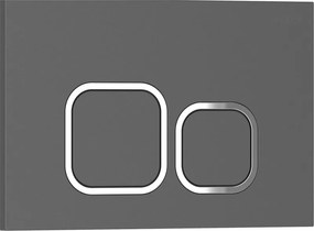 Mexen Tex 03 spoelknop, grijs - 6103-05