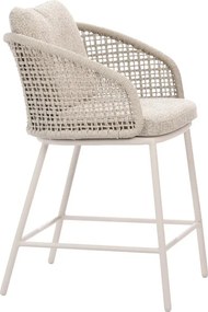 Taste by 4 Seasons Wave barstoel Linen Barkruk   beige weerbestendig