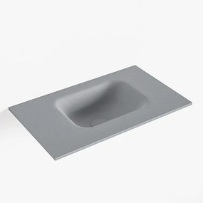 Mondiaz LEX Fontein - 50x30x0.9cm - wasbak Rechts - zonder kraangaten - voor toiletmeubel - Solid surface - Plata F51106Plata