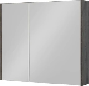 Saqu spiegelkast 80x14x70cm kasteel bruin