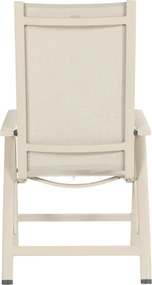 Royal Club Full Alu Recliner Loft-beige Aluminium Zand/Beige