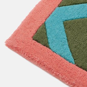 Wollen vloerkleed met zigzagpatroon, ZAGO