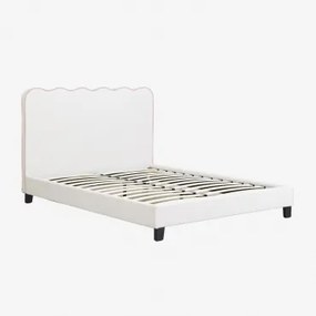 Gestoffeerd Bed Zivon Stof Roze & 160 X 200 Cm - Sklum