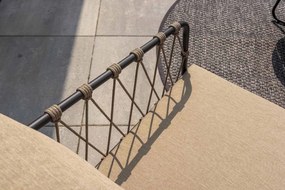 Taste by 4 Seasons Prego hoek loungebank XL antraciet-taupe * Sale *      taupe weerbestendig