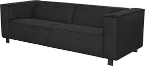 3 zitsbank - Flaska - stof Regain antraciet 67