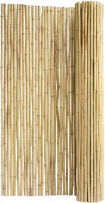 VEVOR Natural Rolled Bamboo Fence, milieuvriendelijk bamboescherm, 1,8 m hoog x 2,4 m lang x 1,9 cm diep, decoratief bamboescherm voor tuin, achtertuin, balkon, terras en zwembad.