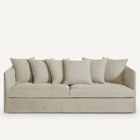 Bank 3-, 4- of 5-zits in dik stonewashed linnen, Neo Chiquito