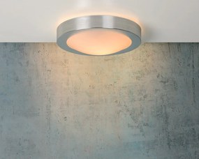 Lucide Fresh ronde plafondlamp 27cm 20W mat chroom
