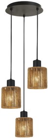 Hanglamp  APP1820-3CPR NATURE BLACK