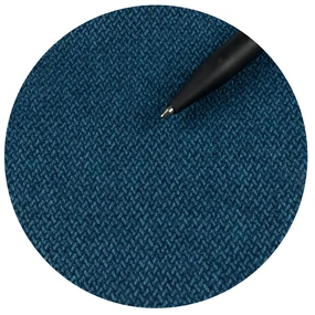 Tenzo Harry Ronde Poef Blauw