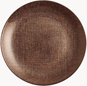 Glazen ontbijtborden Regen met glittereffect, 6-delig