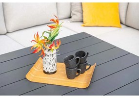 Garden Impressions Malakka lounge dining set 4-delig - valley sand - light teak look