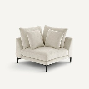 Hoekbank in polyestermix, MODERNISTE, ontwerp Emmanuel Gallina