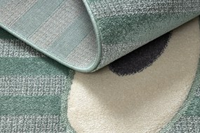 Tapijt PETIT RABBIT Konijn , Konijntje groen