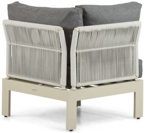 Hoek loungeset 5 personen Aluminium Taupe  Lifestyle Garden Furniture Lorenzo