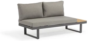 Garden Interiors Hoek Loungeset - Delphi - Acacia - Grijs - Garden Interiors