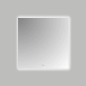 Best Design Firkant vierkante spiegel 80x80cm met LED-verlichting