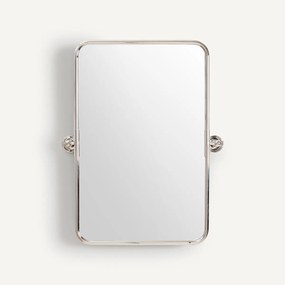Chroom kantelspiegel H75,5cm Cassandre