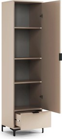 Kledingkast LANA 06 beige - 1-DEURS KLEDINGKAST MET LA