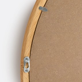 Ovale rotan spiegel, 50 x 65 cm, SYLEA
