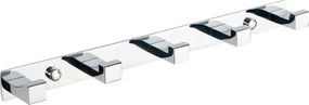 Mexen handdoekhaak met vijf houders, chroom - 709265-00