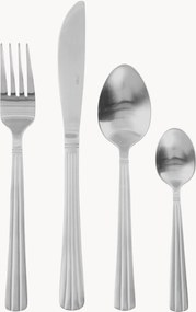 Geborstelde bestekset Kaiya, voor 4 personen, 16-delig