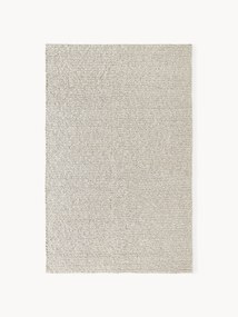 Dik gevlochten wollen vloerkleed Bruna