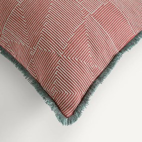 Geborduurde kussenhoes van linnen en katoen, SORINE