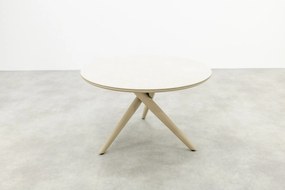 Dublin ronde tuintafel Ø120 cm. - Latte