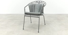 Royal Garden Elegance stapelbare tuinset strekmetaal 160x90 cm.