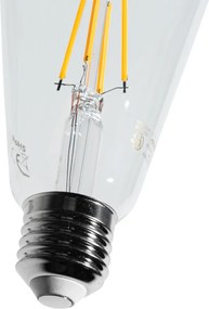 Set van 5 E27 LED lamp filament ST64 helder 4W 470 lm 2700K