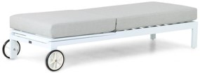 Santika Mulsanne Lounger Aluminium Wit