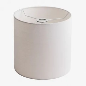 Arlina Stoffen Lampenkap Wit & Ø30 Cm - ↑30 Cm - Sklum